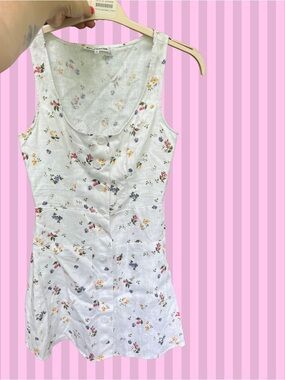 Reformation Jill Dress Floral 100% Linen
